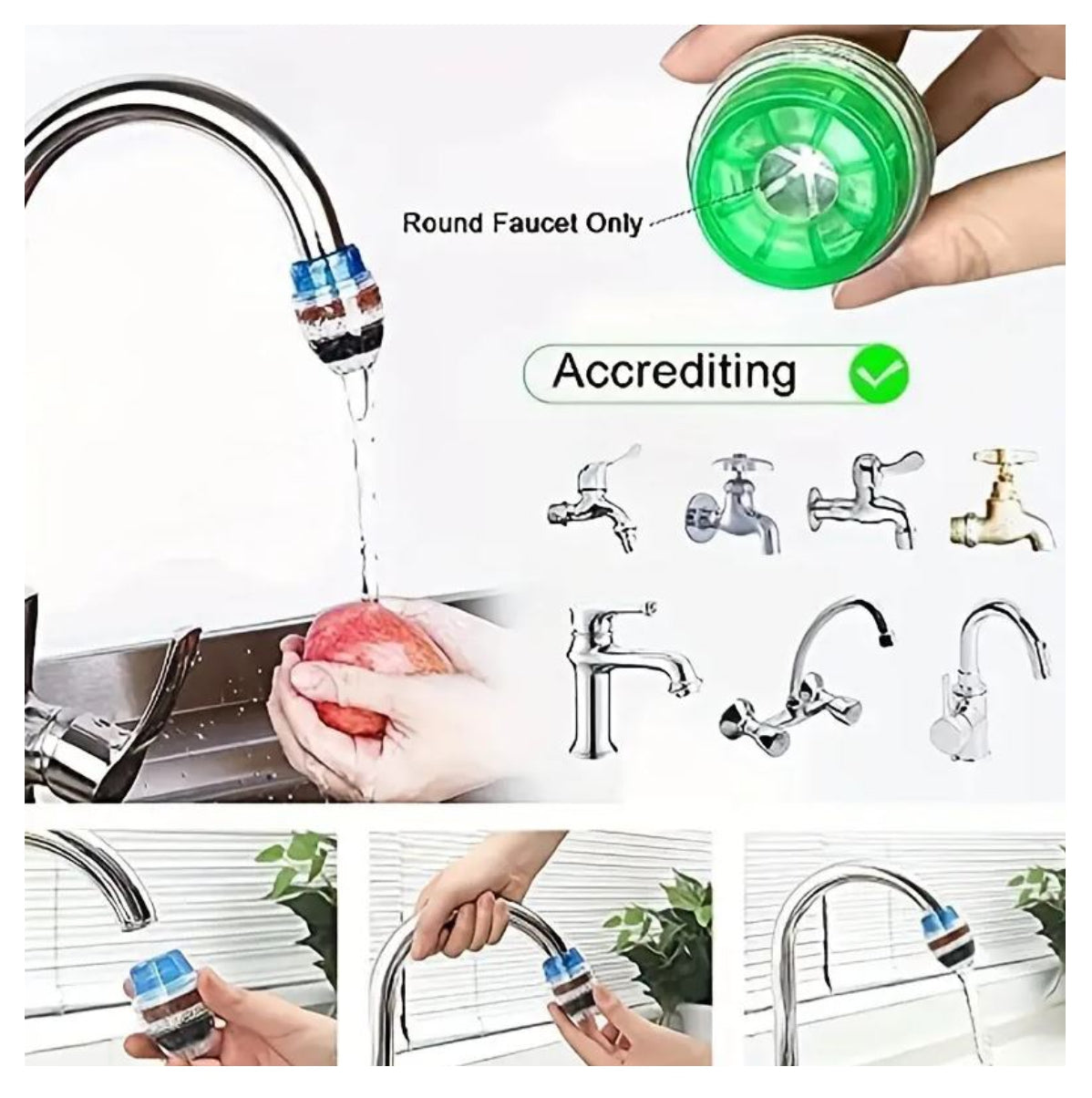 Purificador minerales Agua Para Grifo