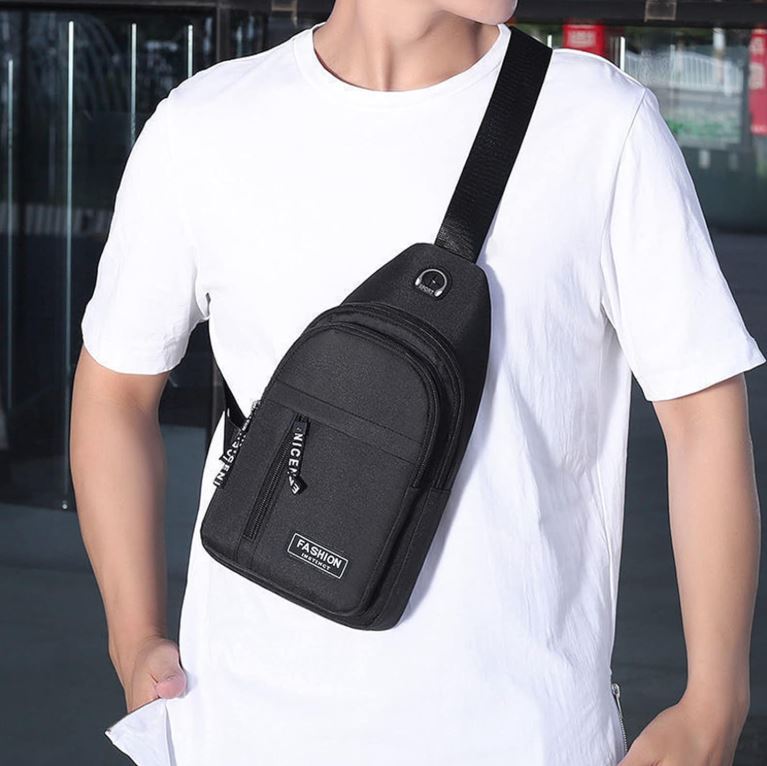 Bolso bandolera tipo carriel multiusos