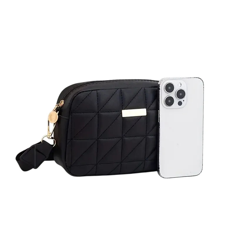 Bolso Bandolero Estilo Rombo