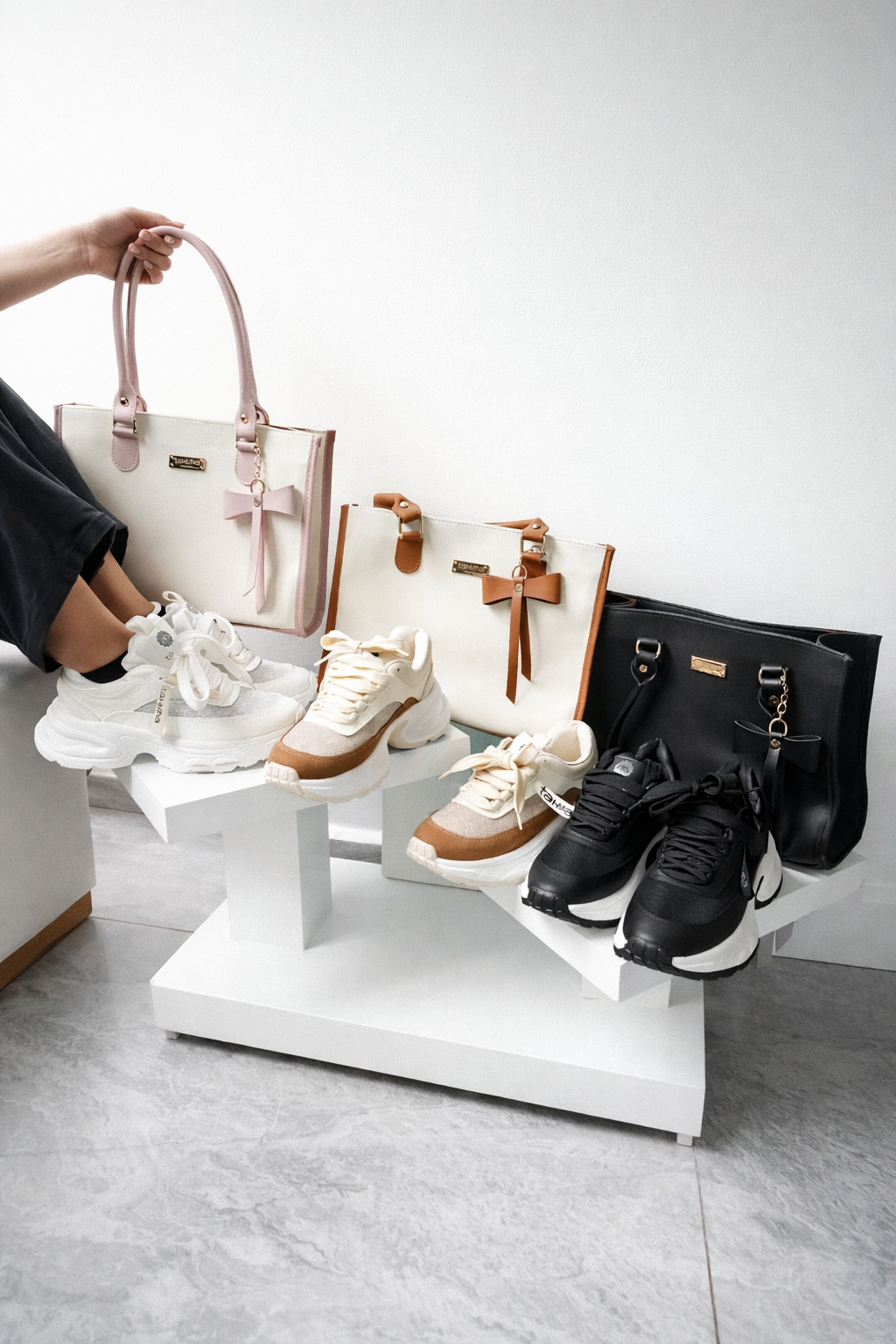 COMBO DIA DE MADRES TENIS+BOLSO COQUETTE